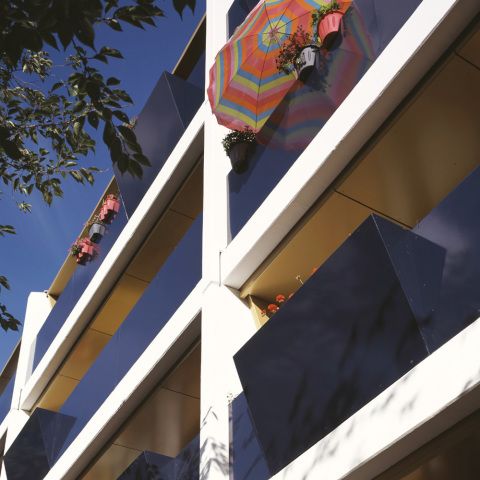 Fassadengestaltung und energetische Sanierung in der Grosswohnsiedlung Hamburg Mümmelmannsberg