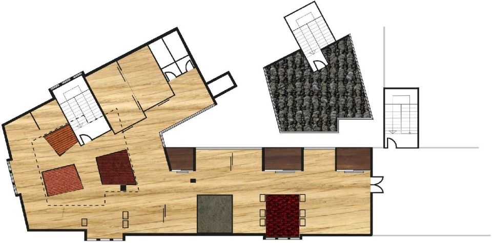 Grundriss- Materialen