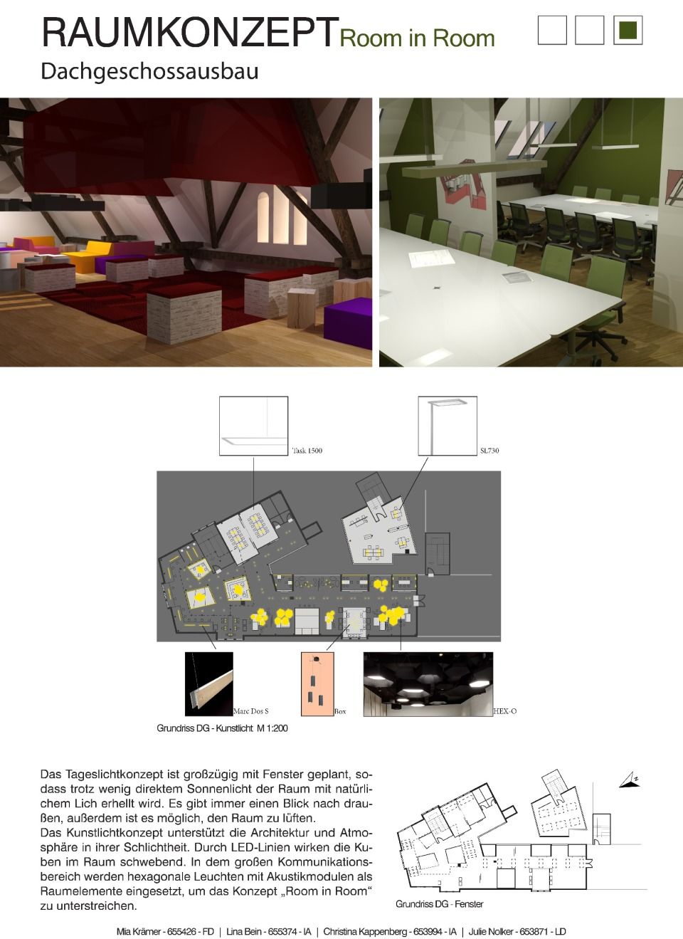 Plakat Licht Design