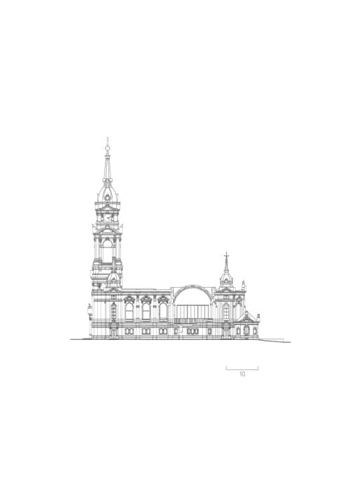 Ansicht von Süd M 1:5000