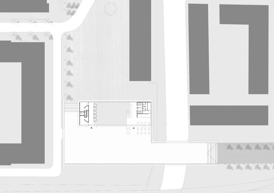 Grundriss 1.OG Podest