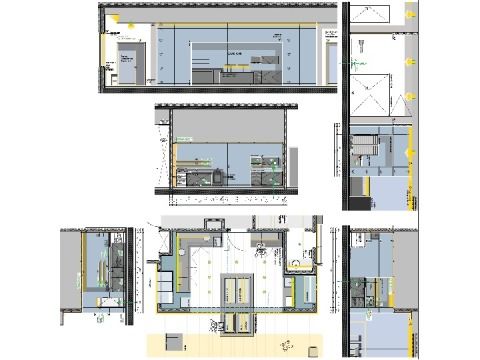 Kantine Schlenk Detailplan Küchenbox