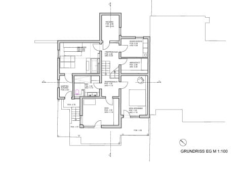 Wohnhaus S am Hang_Grundriss EG_OG