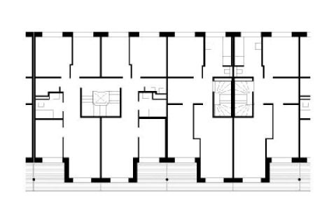 Grundrissauschnitt 1. Obergeschoss