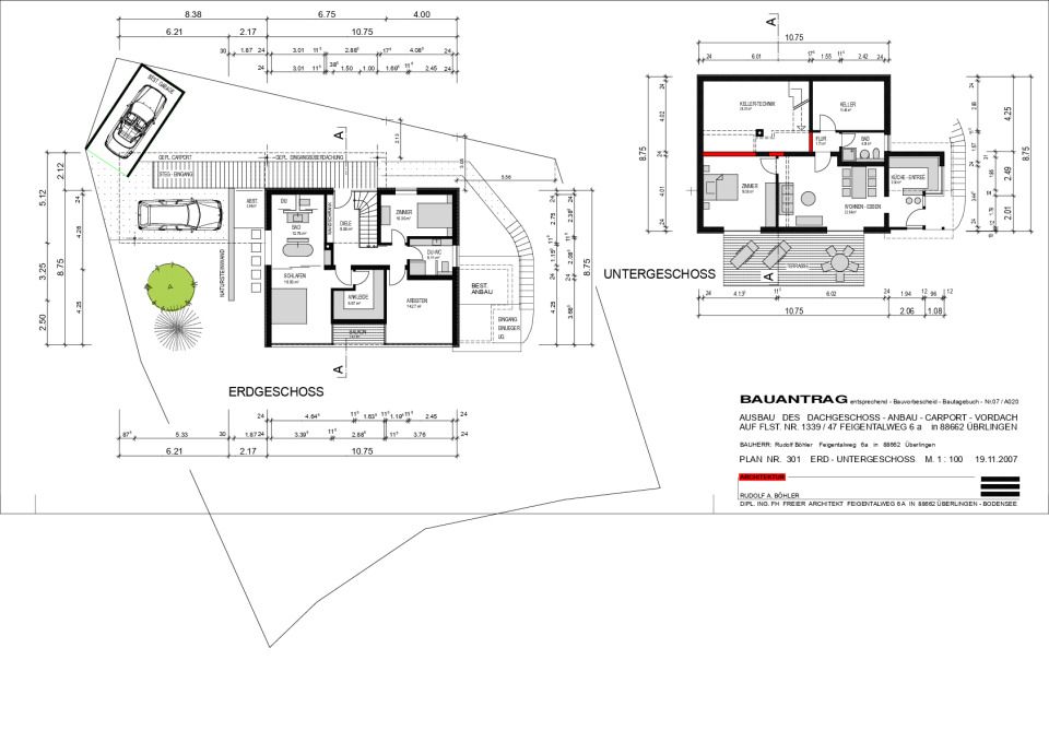 Grundriss UG - EG