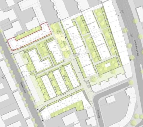 Lageplan Baufeld B