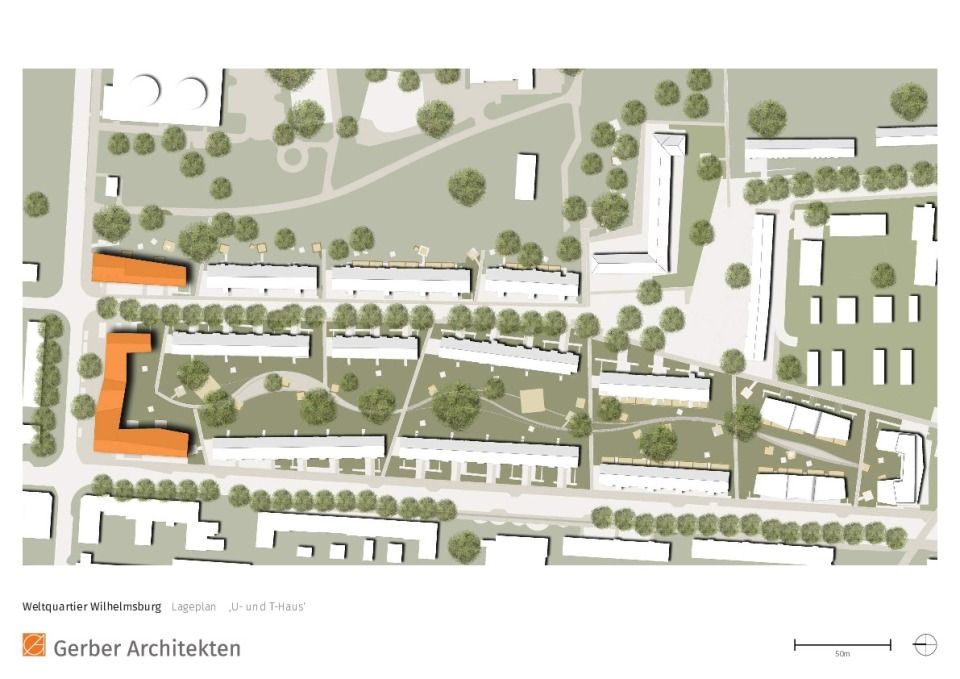 © Gerber Architekten, Weltquartier Wilhelmsburg, Lageplan