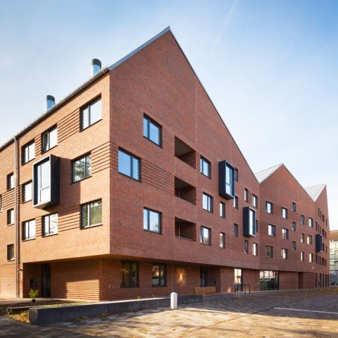 Kopfbauten Weltquartier Wilhelmsburg