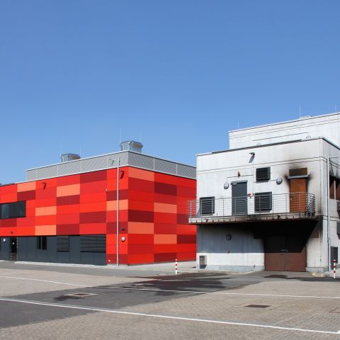 Neubau Atemschutzübungszentrum mit Brandhaus Düsseldorf