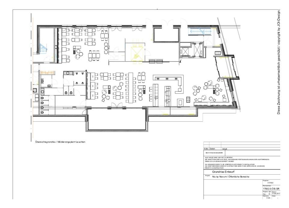 niu Essen, Grundriss_Öffentliche Bereiche