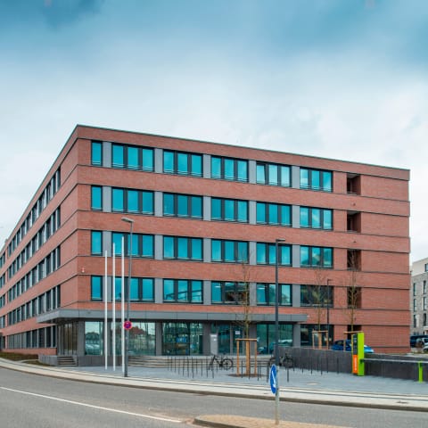 Neubau Bürogebäude Landmarken in Modulbauweise
