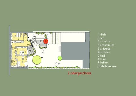 Grundriss 2. Obergeschoss
