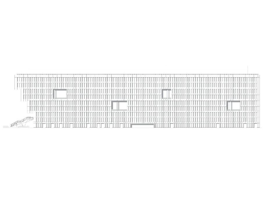 Ansicht Süd Halle 90B