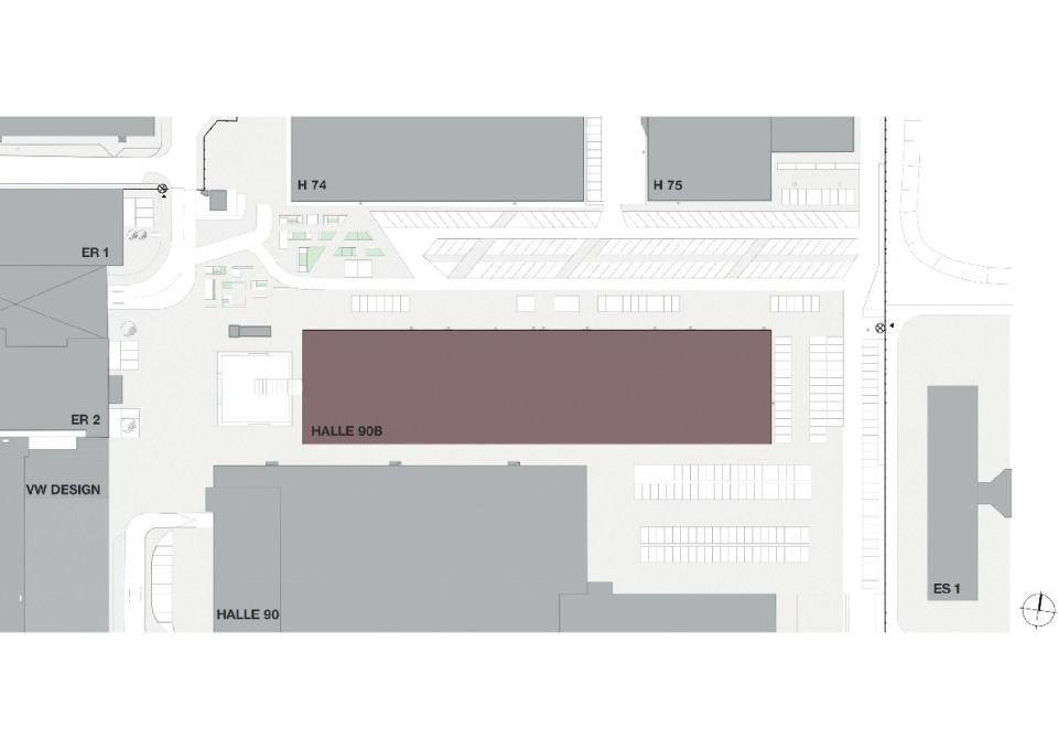 Lageplan Halle 90B