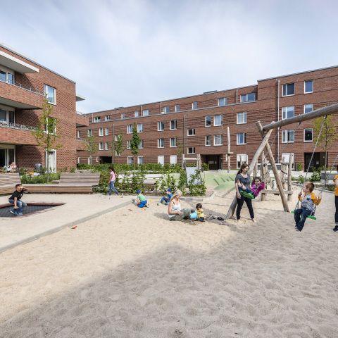 Im Geist der 1920er Jahre: 100% geförderter Wohnungsbau in Hamburg am Volkspark (1. Förderweg)