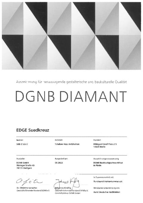 DGNB-Diamant-Zertifizierung