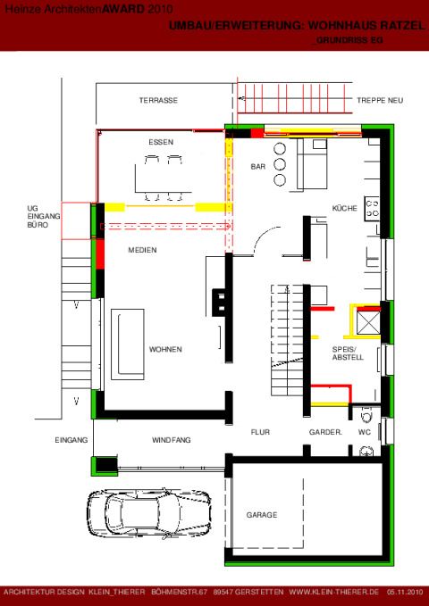 Grundriss EG: Entwurfsplan (einfache Darstellung)