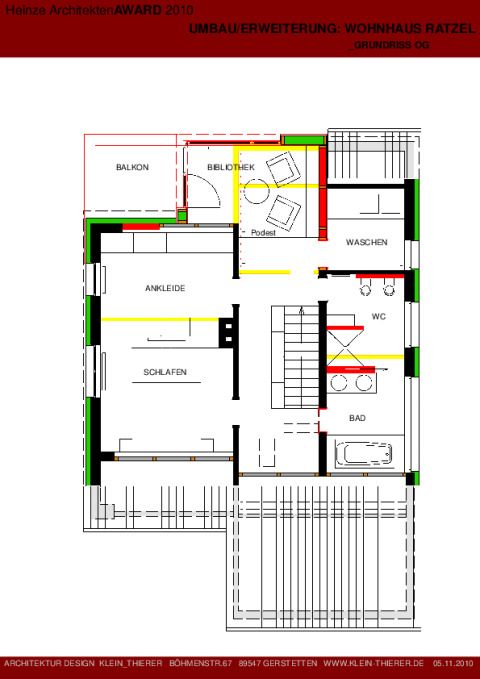 Grundriss OG: Entwurfsplan (einfache Darstellung)