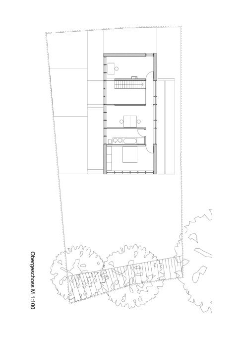 Grundriss Obergeschoss 1:100