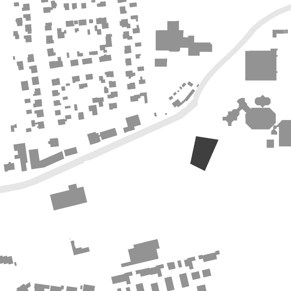 Neubau Veranstaltungshalle Kuppenheim, Schwarzplan