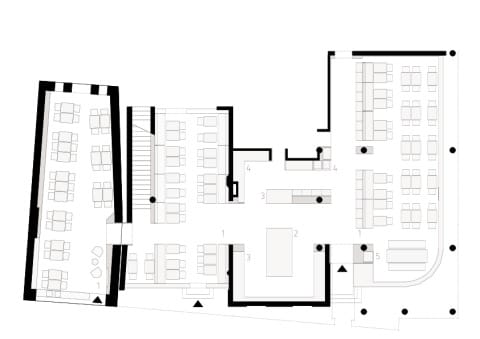 GRUNDRISS EG Restaurant