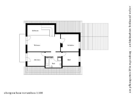 Grundriss OG vor Umbau