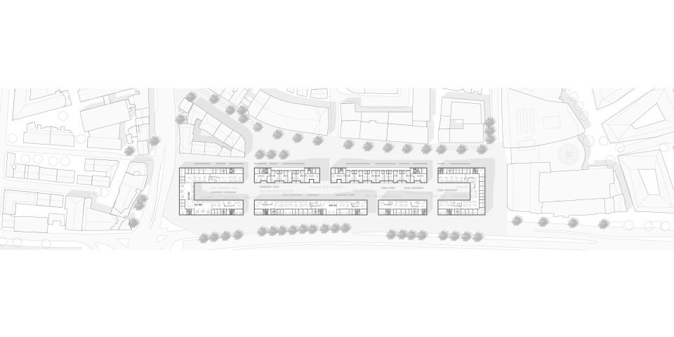 Grundriss 4. OG M 1:500