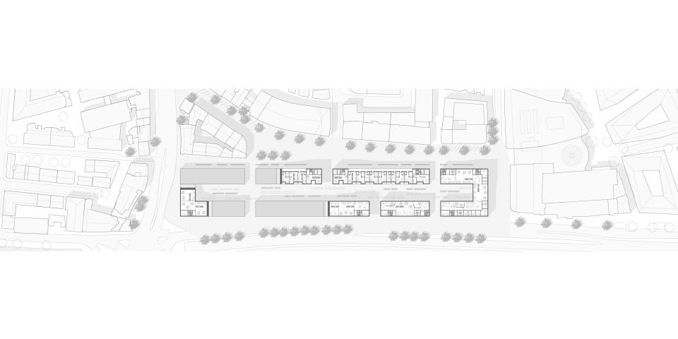 Grundriss 5. OG M 1:500