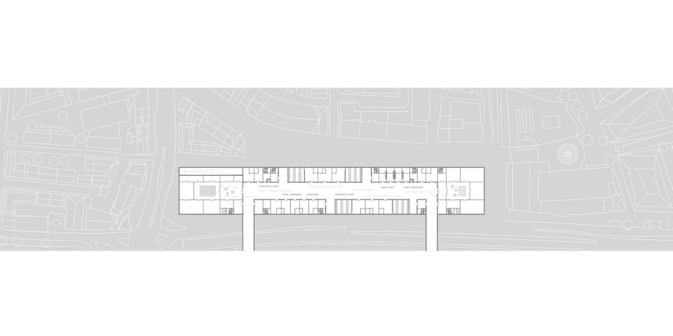 Grundriss 1. UG M 1:500