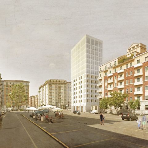 Hochhaus in Piazza sant'agostino