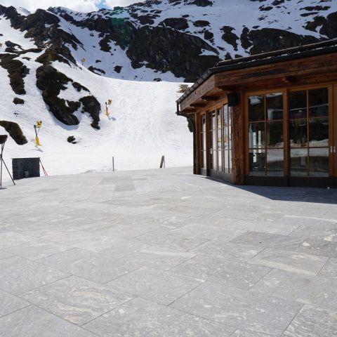 Skihütte am Kapruner Gletscher