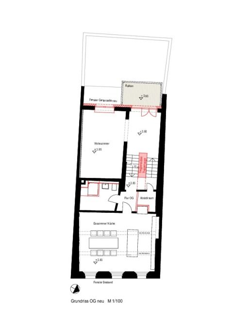 Grundriss Obergeschoss