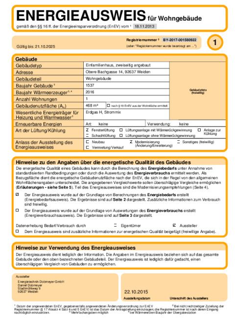 Energieausweis