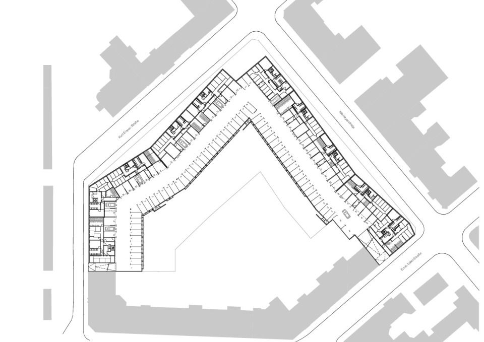 Grundriss Untergeschoss/Tiefgarage