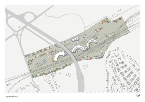 Lageplan Entwurf