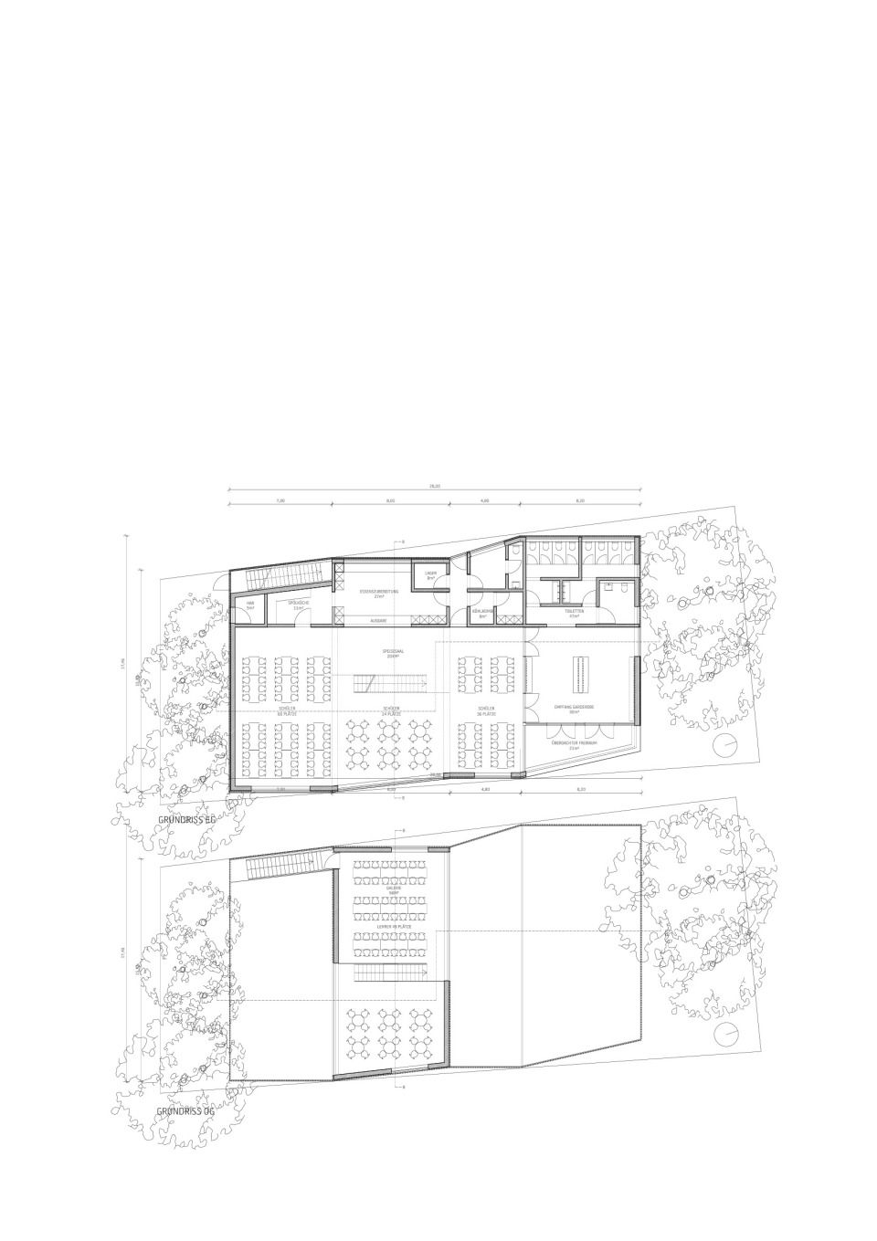 Grundrisse / Kantine École Voltaire