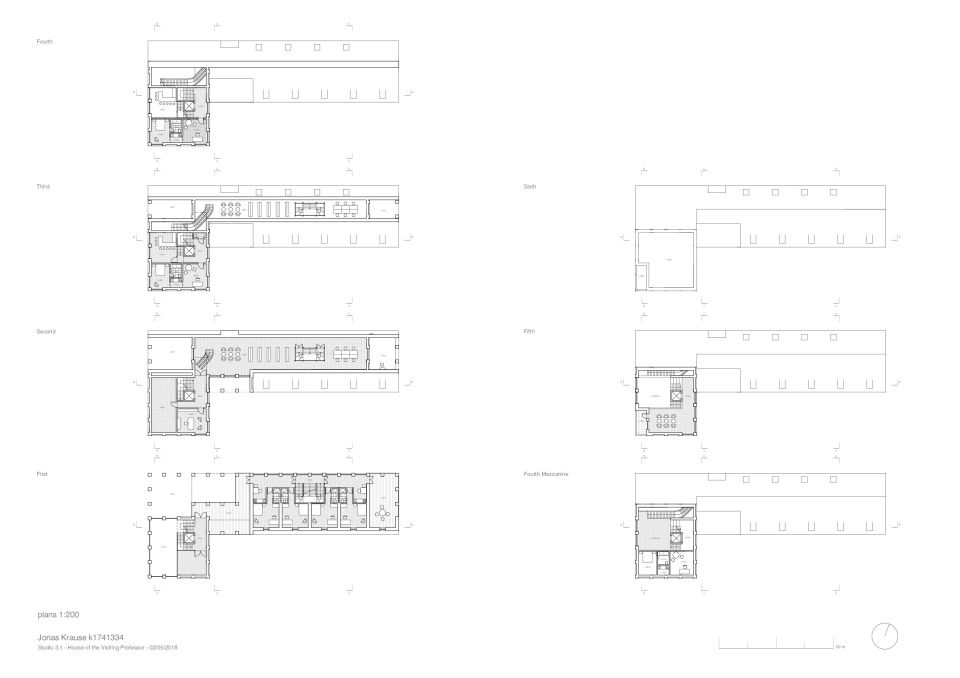 Grundrisse OG 1-6