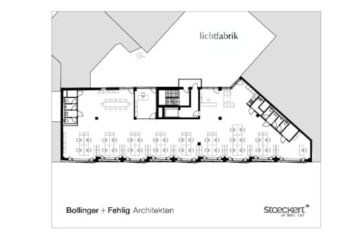 Regelgeschoss Erweiterung der Lichtfabrik