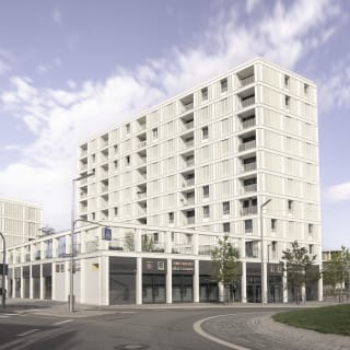 Hybrid genutzter Stadtbaustein