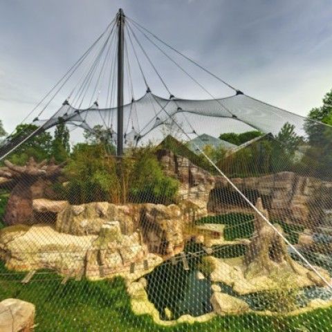 Zoo Hannover - Außengehege für Schimpansen