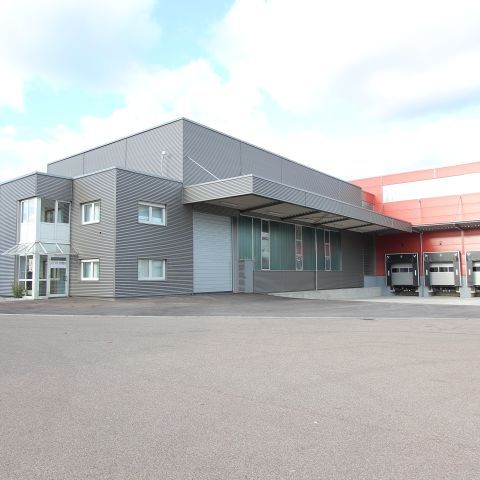 Logistikzentrum mit Hochregallager EVB Baupunkt