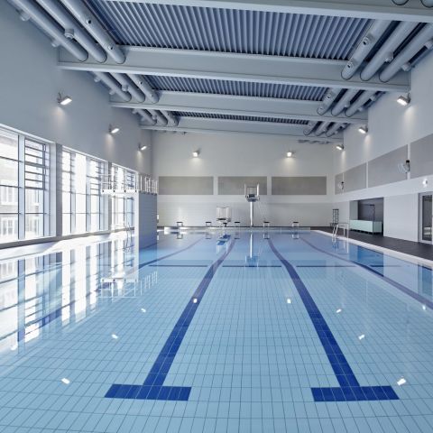 Rettungs- und Wasserübungshalle in Bremerhaven
