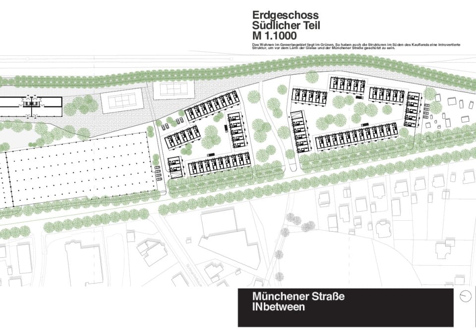 Lageplan Erdgeschoss Südlicher Teil