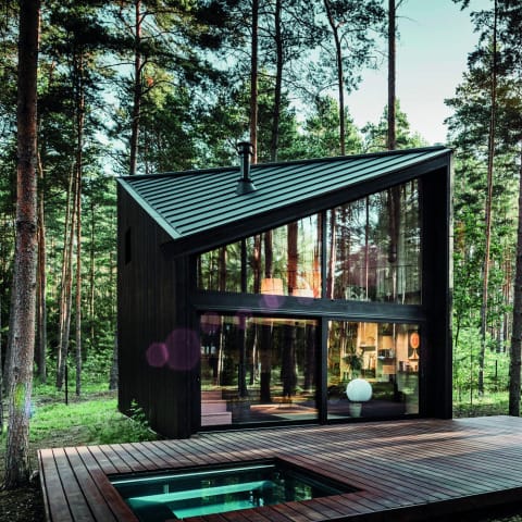 Wochenendhaus mit minimaler Fläche