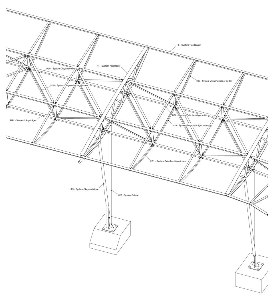 Detail Tragwerk