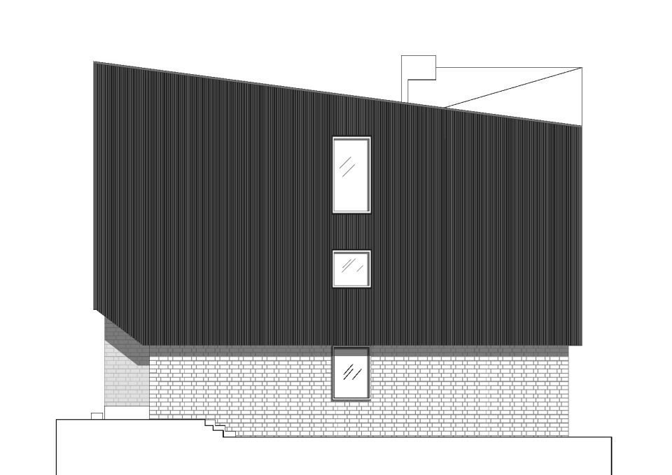 Haus B_Ansicht West