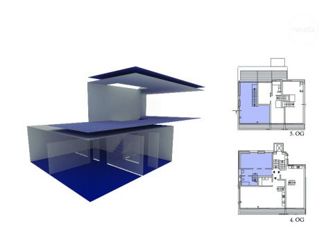 Wohnung Blau