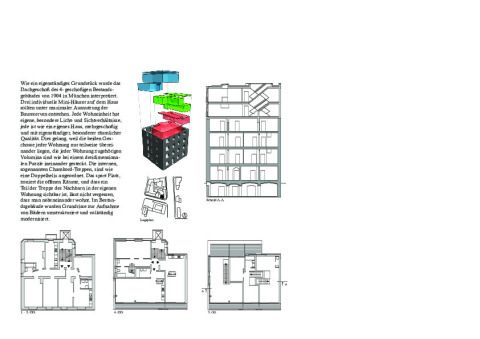 Lageplan, Grundrisse, Schnitt