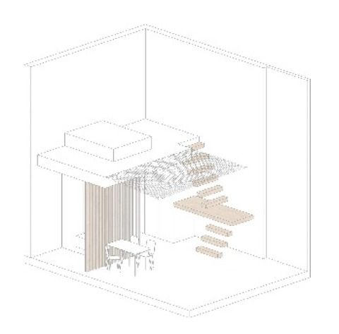 Zimmer Axonometrie