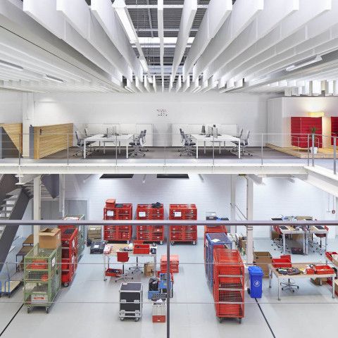 Werkshalle Riedel Communications